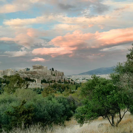 Acropolis at sunset