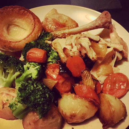 Little sister visiting so made a Sunday roast