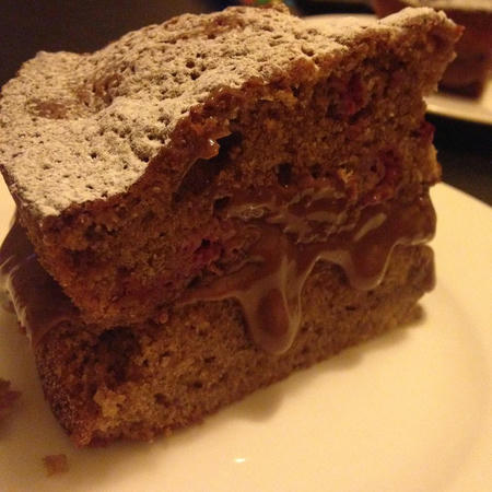 Chocolate and raspberry cake