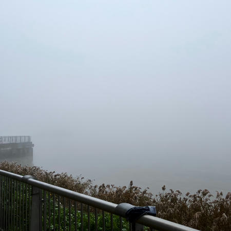 The Thames in the fog